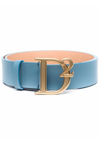 Dsquared2 buckle leather belt - Blue