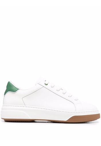 Dsquared2 Bumper leather sneakers - White