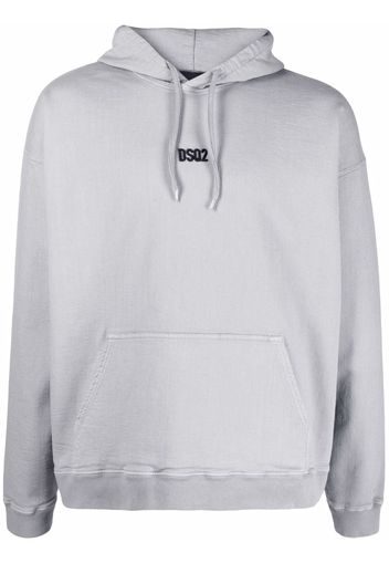 Dsquared2 logo-print pullover hoodie - Grey