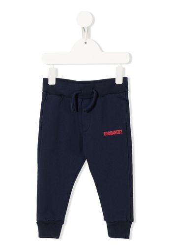 Dsquared2 Kids logo-print track pants - Blue