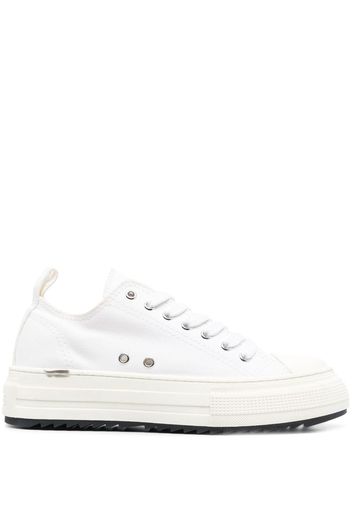 Dsquared2 platform-sole low-top sneakers - White