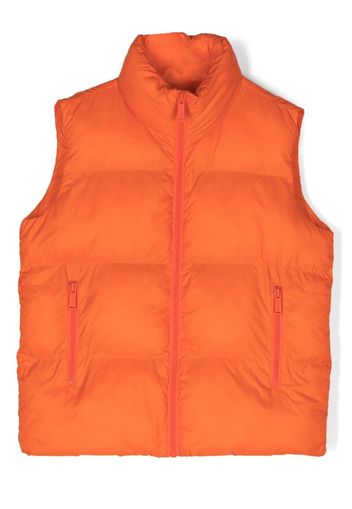 Dsquared2 Kids logo-print padded gilet - Orange