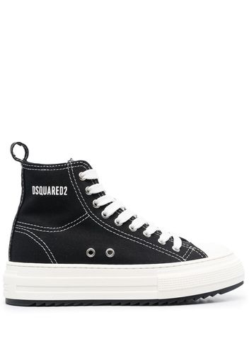 Dsquared2 platform-sole high-top sneakers - Black