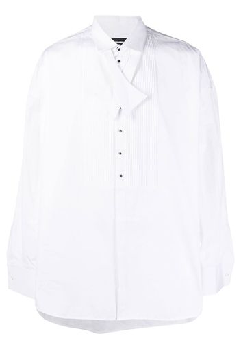 Dsquared2 bib-style buttoned shirt - White