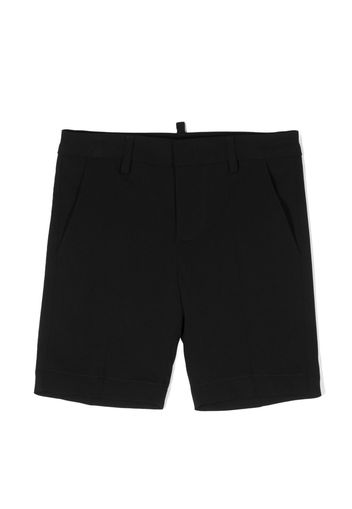 Dsquared2 Kids mid-rise tailored shorts - Black