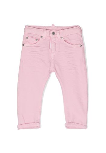 Dsquared2 Kids logo-patch jeans - Pink
