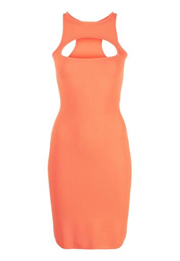 Dsquared2 cut-out sleeveless dress - Orange