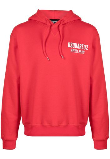 Dsquared2 logo-print cotton hoodie