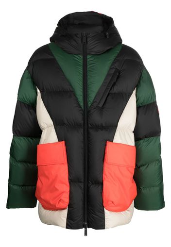 Dsquared2 colour-block panelled padded jacket - Black