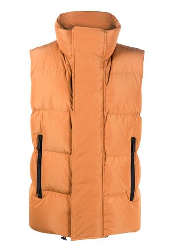 Dsquared2 funnel-neck padded gilet - Orange