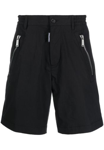 Dsquared2 Icon-print cotton shorts - Black