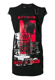 printed shift dress