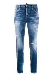 Dsquared2 distressed skinny jeans - Blue