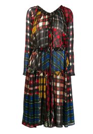 Dsquared2 multi-check pattern dress