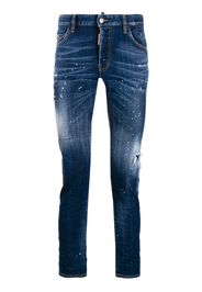 paint splatter skinny jeans