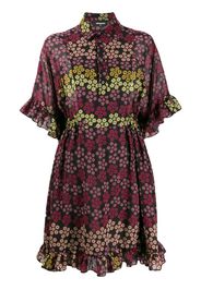 floral print shirt dress