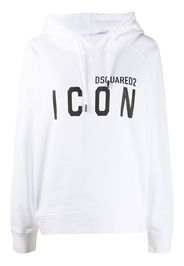 Icon print hoodie