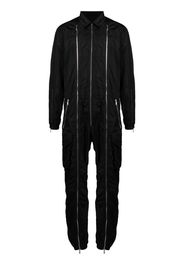 Dsquared2 Triple Zip long-sleeved jumpsuit - Black