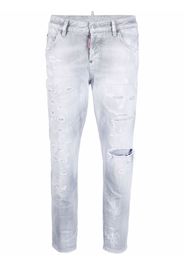 Dsquared2 high rise cropped jeans - Grey