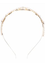 Dsquared2 logo-embellished tiara - Gold