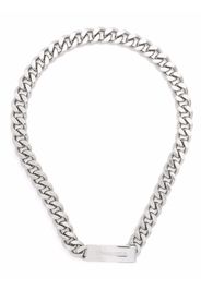 Dsquared2 logo plaque chain-link necklace - Silver