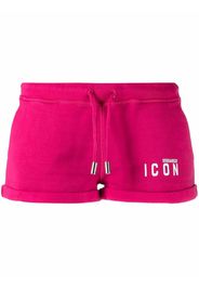 Dsquared2 logo-print mini shorts - Pink