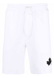 Dsquared2 logo-print track shorts - White