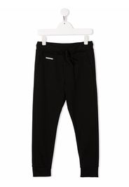 Dsquared2 Kids Sport-print track pants - Black