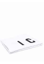 Dsquared2 logo-print bath towel - White