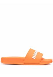 Dsquared2 appliqué-logo slides - Orange
