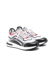 Dsquared2 Kids panelled colour-block trainers - White