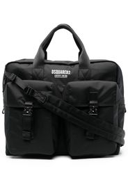 Dsquared2 double-patch laptop bag - Black