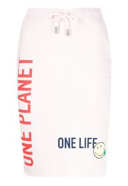 Dsquared2 Smiley slogan print skirt - Pink
