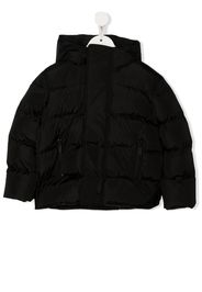 Dsquared2 Kids logo-print zip-up puffer jacket - Black