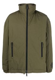 Dsquared2 logo-print zip-up jacket - Green