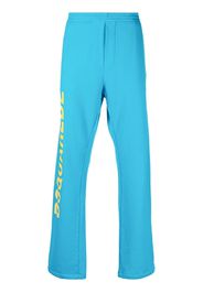 Dsquared2 logo-print track pants - Blue