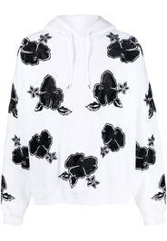Dsquared2 floral-print hoodie - White