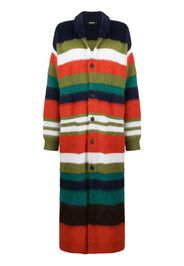 Dsquared2 striped knitted maxi dress - Orange