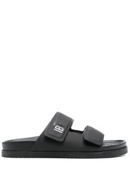 Dsquared2 x Ibrahimović leather slides - Black