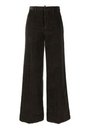 Dsquared2 wide-leg corduroy trousers - Brown