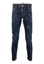 Dsquared2 stud-embellished skinny jeans - Blue