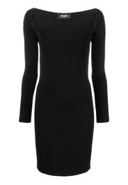 Dsquared2 long-sleeved mini dress - Black