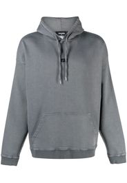 Dsquared2 embroidered-logo long-sleeve hoodie - Grey