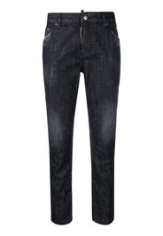 Dsquared2 tapered leg denim jeans - Black