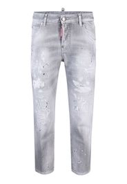 Dsquared2 distressed low-rise cropped jeans - Grey