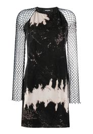 Dsquared2 tie-dye mini dress - Black