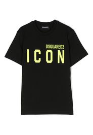 Dsquared2 Kids Icon logo-print T-shirt - Black