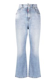 Dsquared2 high-waisted cropped flared jeans - Blue