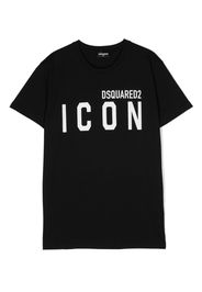 Dsquared2 Kids logo-print detail T-shirt - Black