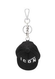 Dsquared2 Icon logo-print keychain - Black